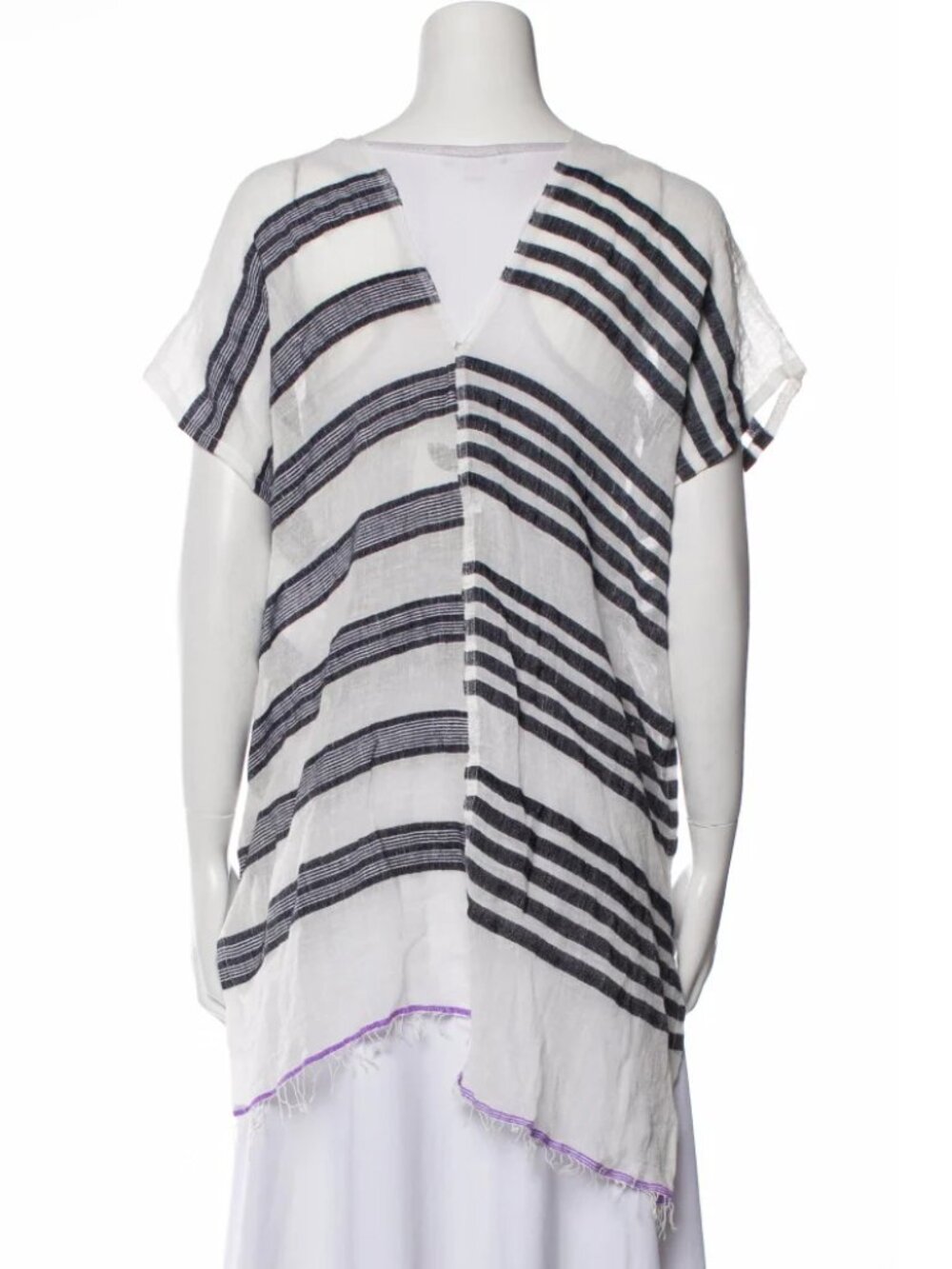 Lemlem Striped V-Neck Tunic